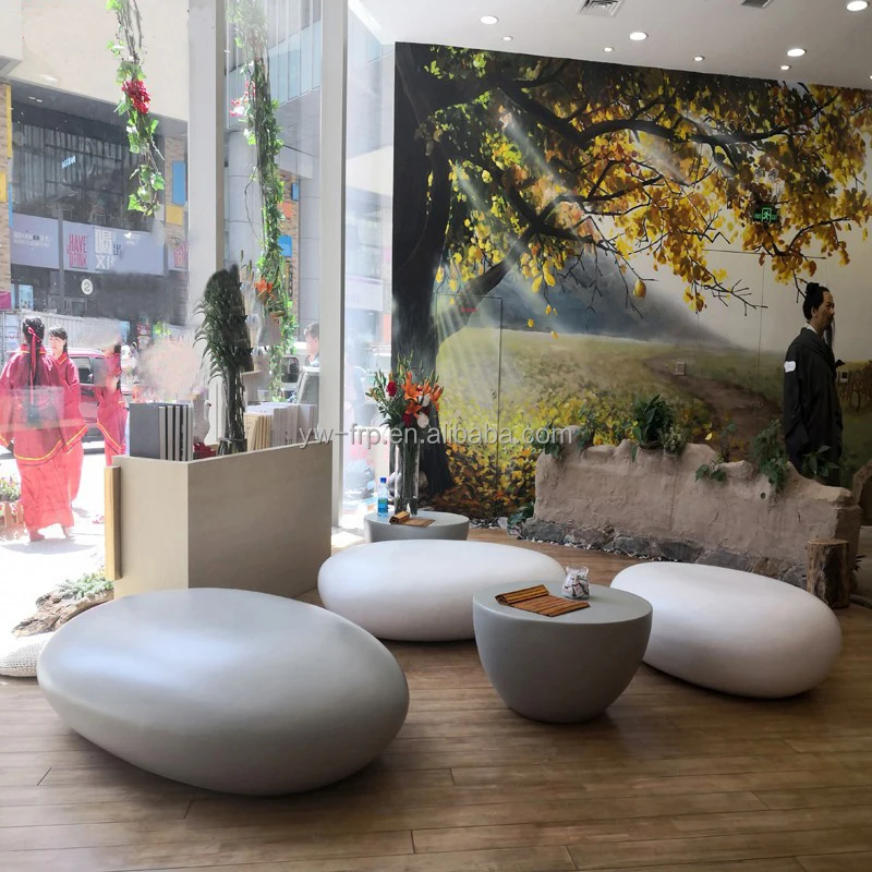 Seater Armless Airport Waiting Public Chair Fiberglass Cobble Seat for Public