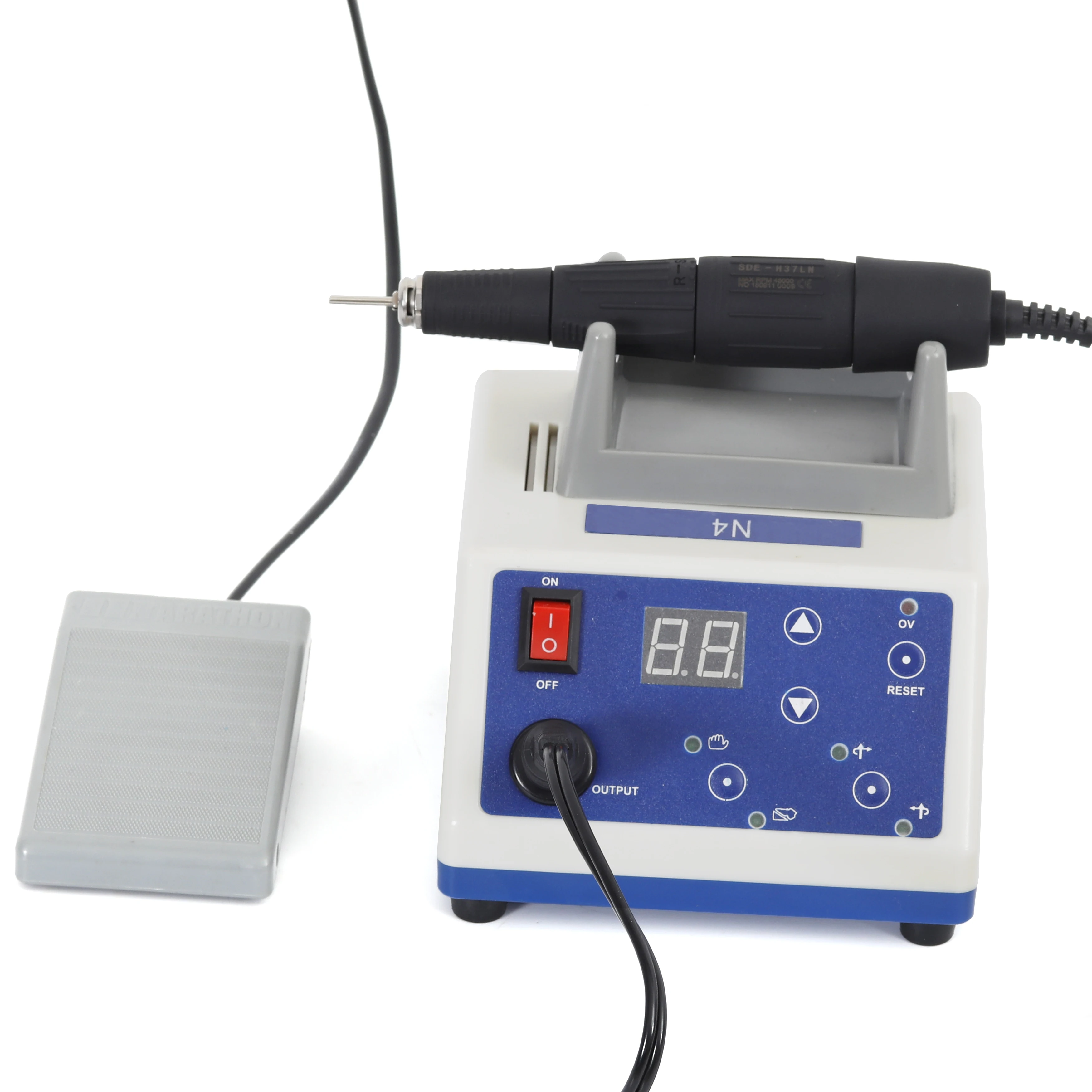 Dental Lab 45000rmp Brush Micromotor N4 High Speed Micro Motor with Handpiece SH37LN with Knee Control