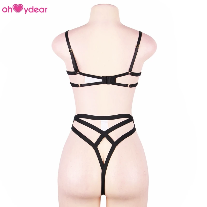 
Seductive Floral Embroidery Hollow Out Erotic Sexy Bra and Panty Sets 