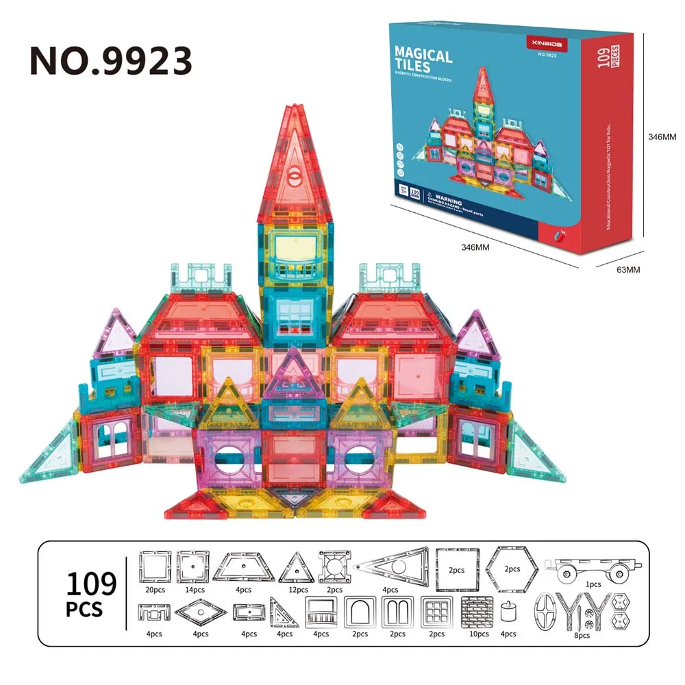 Wisdom Magnetic Connecting Blocks Toys Kids building Blocks Educational Toys Set Intellect Blocks Toys