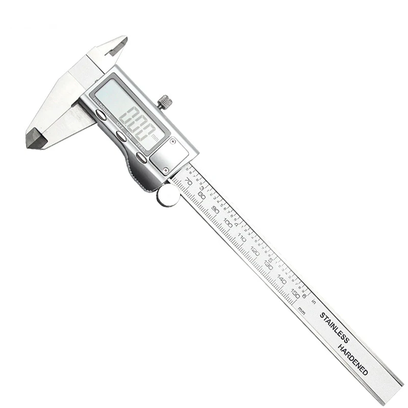 All Metal Electronic Digital Display Vernier Caliper Household Stainless Steel Measuring Gauging Tools 0-300mm Electric Caliper