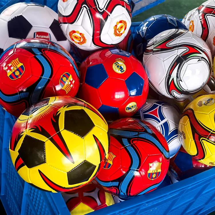 Clearance wholesale Custom logo PVC leather buy soccer balls online promotional soccer ball footballs size 5 soccer balls