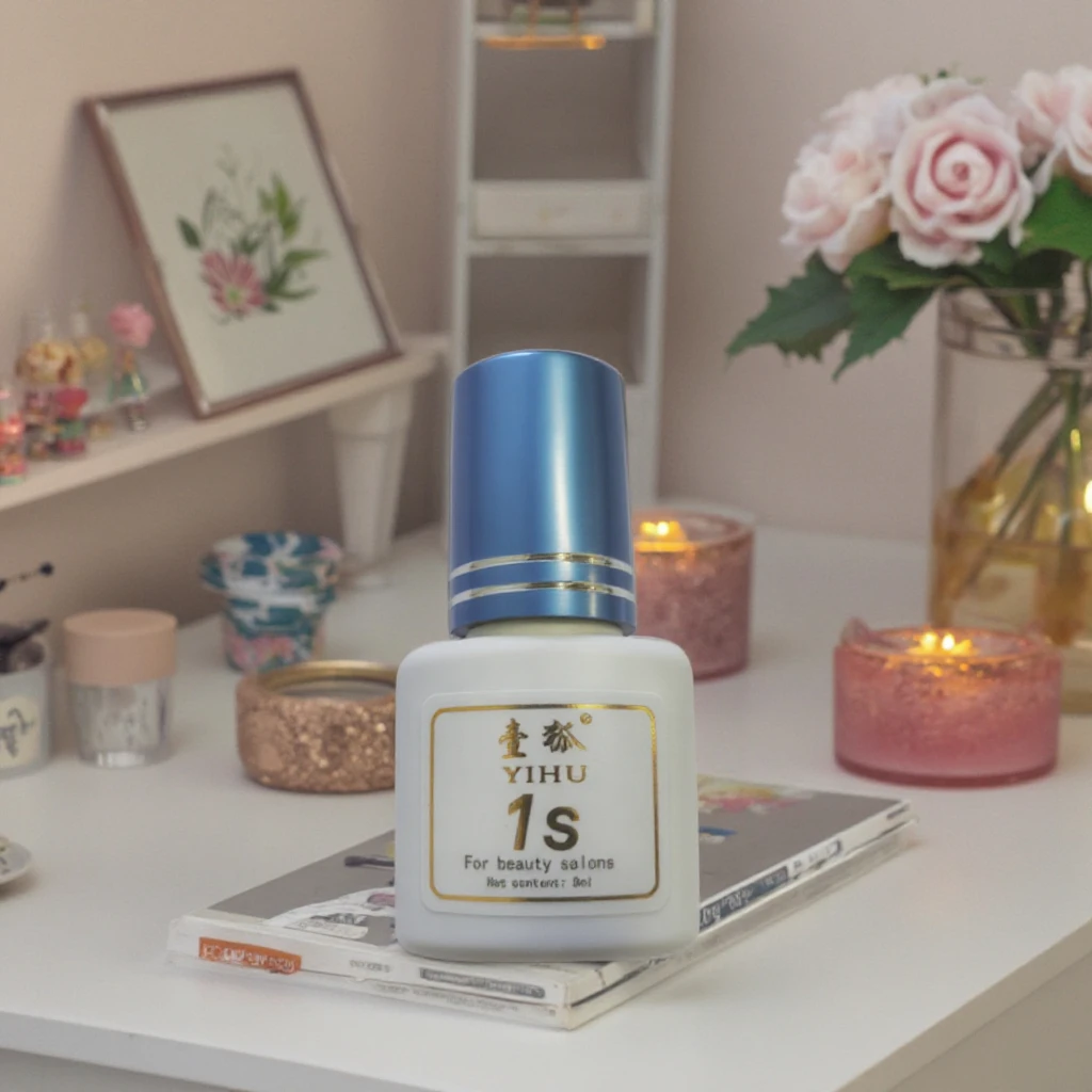 Eyelash Glue Super Fast High Viscosity AHA Long-Lasting Extension Low Fume Bottle Made China