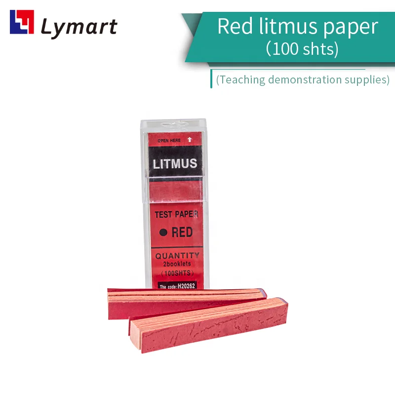 small alkali indicator ph red litmus test strips paper