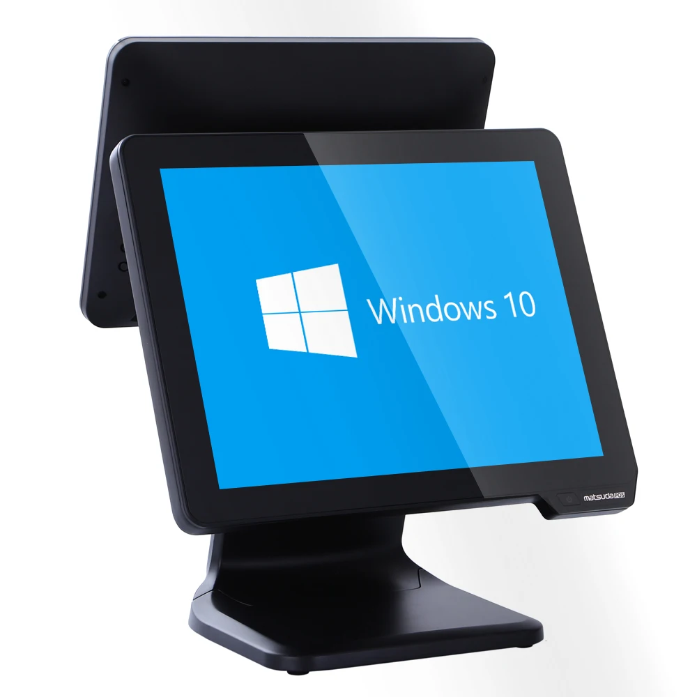 Новый ST9800 15inch POS все-в-одном машины двойной экран системы с кассовый аппарат для супермаркета онлайн система ПОС терминала