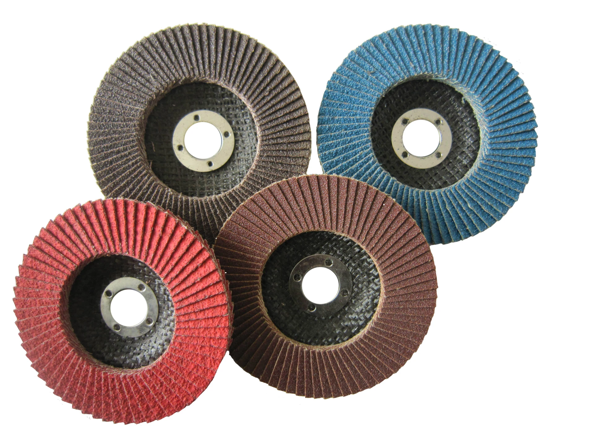 blue color Zirconium Grinding Discs Size4.5' Flap Disc For Metal And Stainless Steel Diamond cutting disc Aluminum Oxide disk