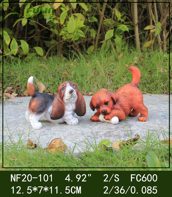 home garden decoration dog sculpture life size labrador figurines realistic resin dog statues