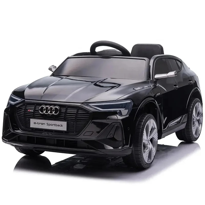 Новый лицензированный автомобиль e-tron для детей с дистанционным управлением на аккумуляторе 12 В