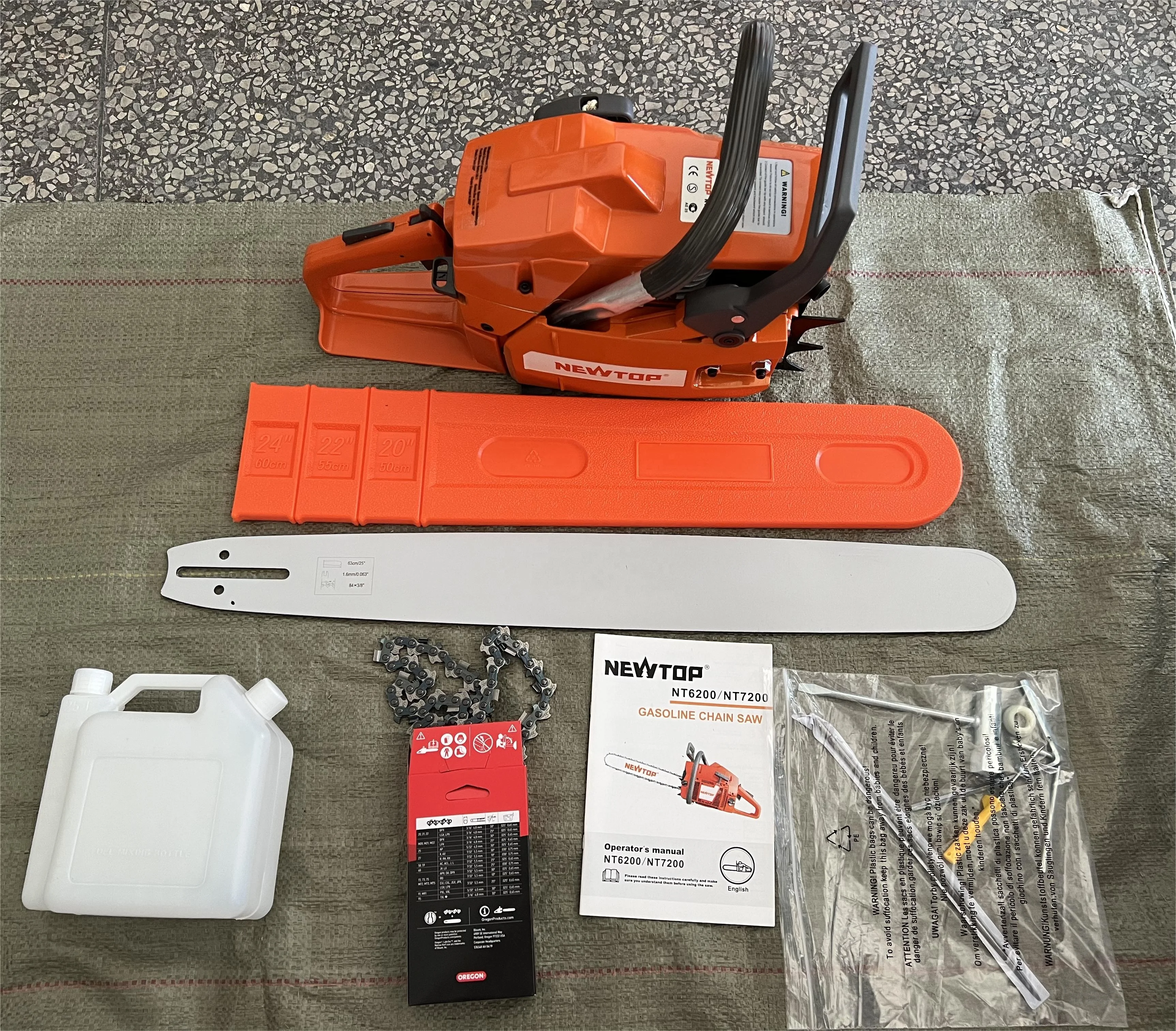 Original Gasoline Chainsaw HUS 272 ChainSaw 72cc 2 Stroke 3600W Chainsaw 272 Chain saw