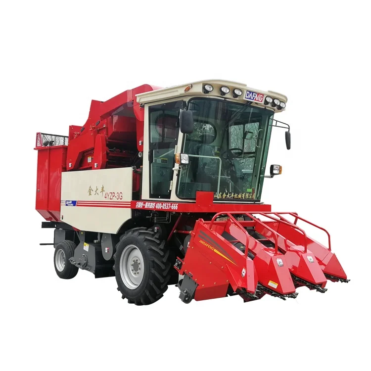 
Maize Harvester Mini Corn Harvester Sweet Corn Harvester for Sale 450-650mm 4000-6466m2/h 2340mm 3 Rows 550mm 6930*2560*3340mm 