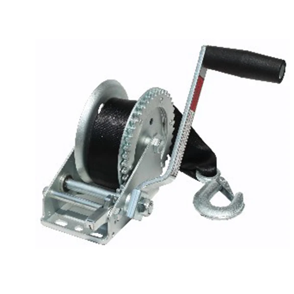 small Winch Hand Crank Manual marine boat Winch for boat trailer 1200LBS
