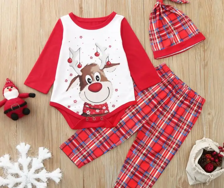 family christms Holiday Loose Fit Flame Resistant Fleece Footed Pajamas