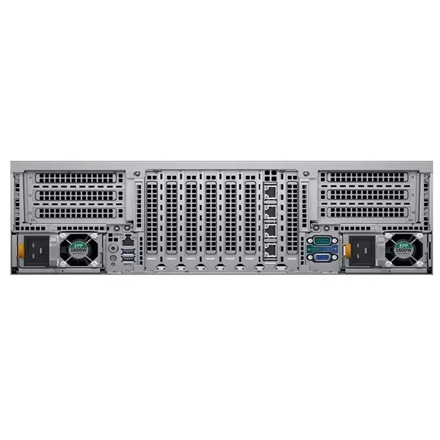 Новый в наличии D ell PowerEdge R940 4U 5U стоечный сервер 12 NMVe hdd тел Xeon Platinum 8180 2 5 г сервера