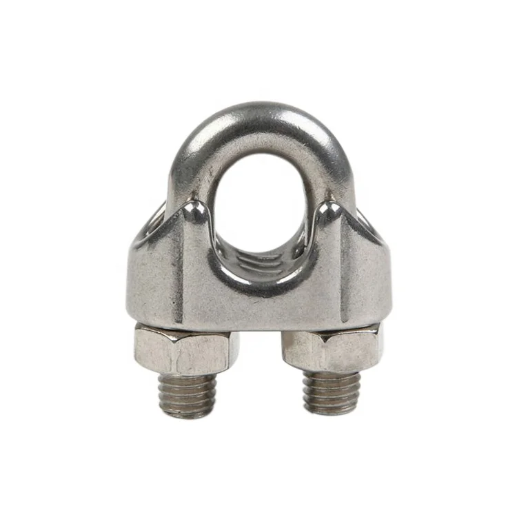 Galvanized Wire Rope Grips Clamps U Bolts fitting/Cable wire anchor clamp
