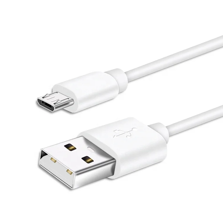 White Charging Cable 1M  2.0 Android Charger Micro USB Data Cable for Samsung V8