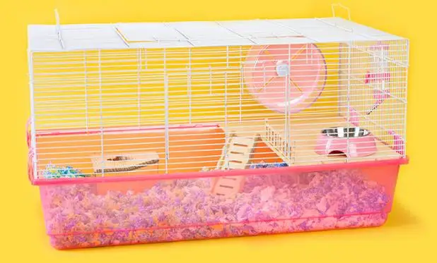 ORIENPET & OASISPET Wire hamster cage with colorful pipe Ready stocks OPT39218 pet cage