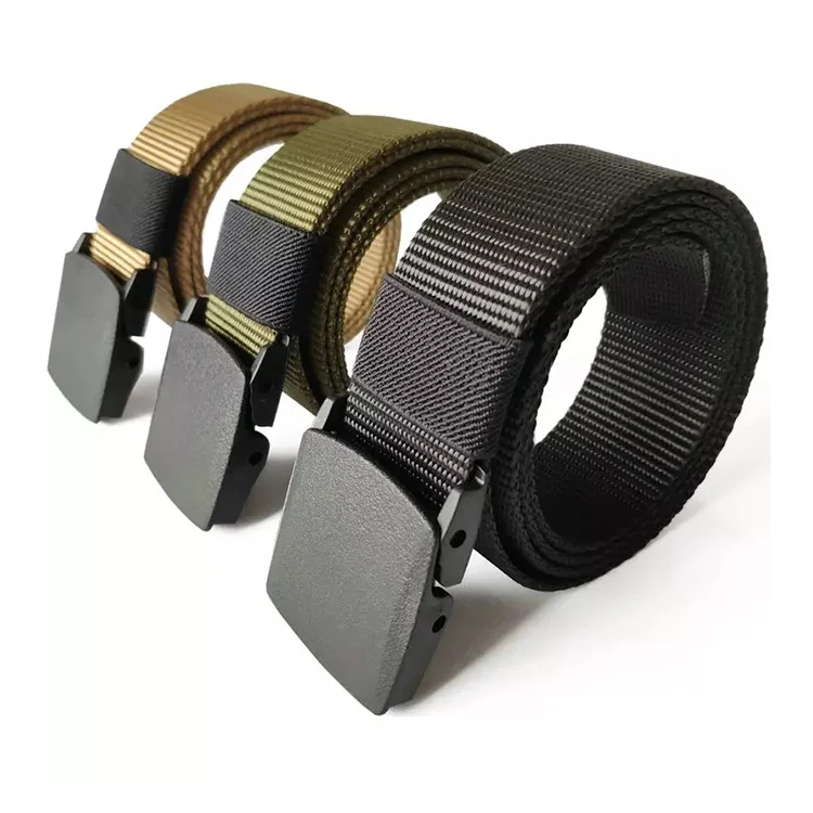 Factory delivery strong webbing belt strap Men tactical belt  nylon webbing