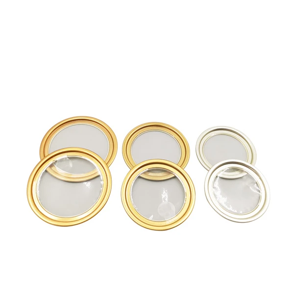 Plastic Easy Peel Off Ends Transparent for Paper Tube 300D 307D 401D 65mm 73mm 83mm 99mm Clear Custom Logo Plastic Spout Cap JHF