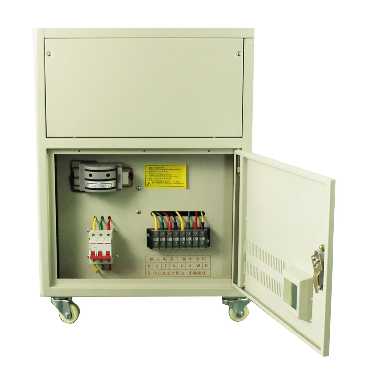svc 20KVA three phase voltage regulator / stabilizer