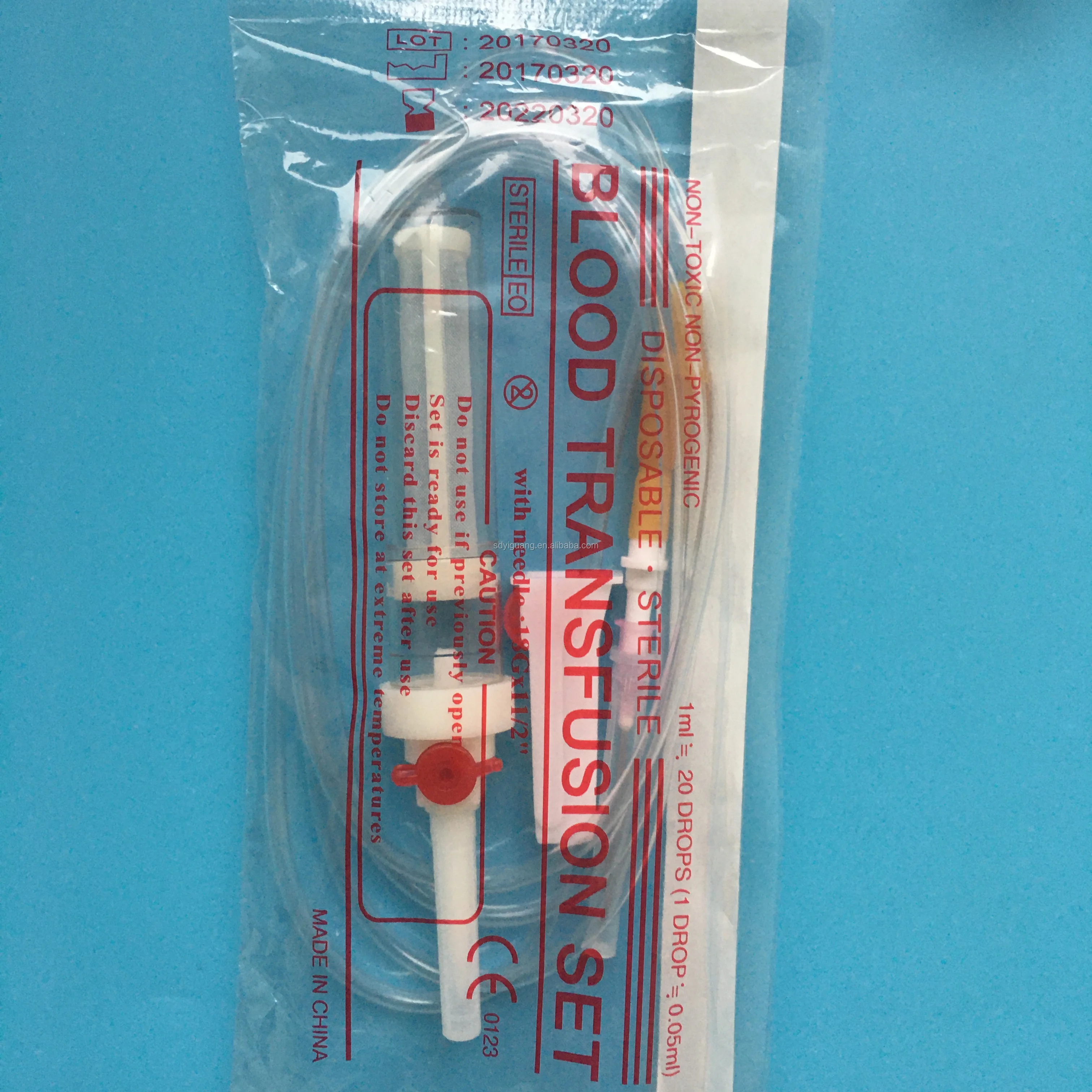 Blood giving sets/ Transfusion Set /Infusion sets for blood with CE & ISO