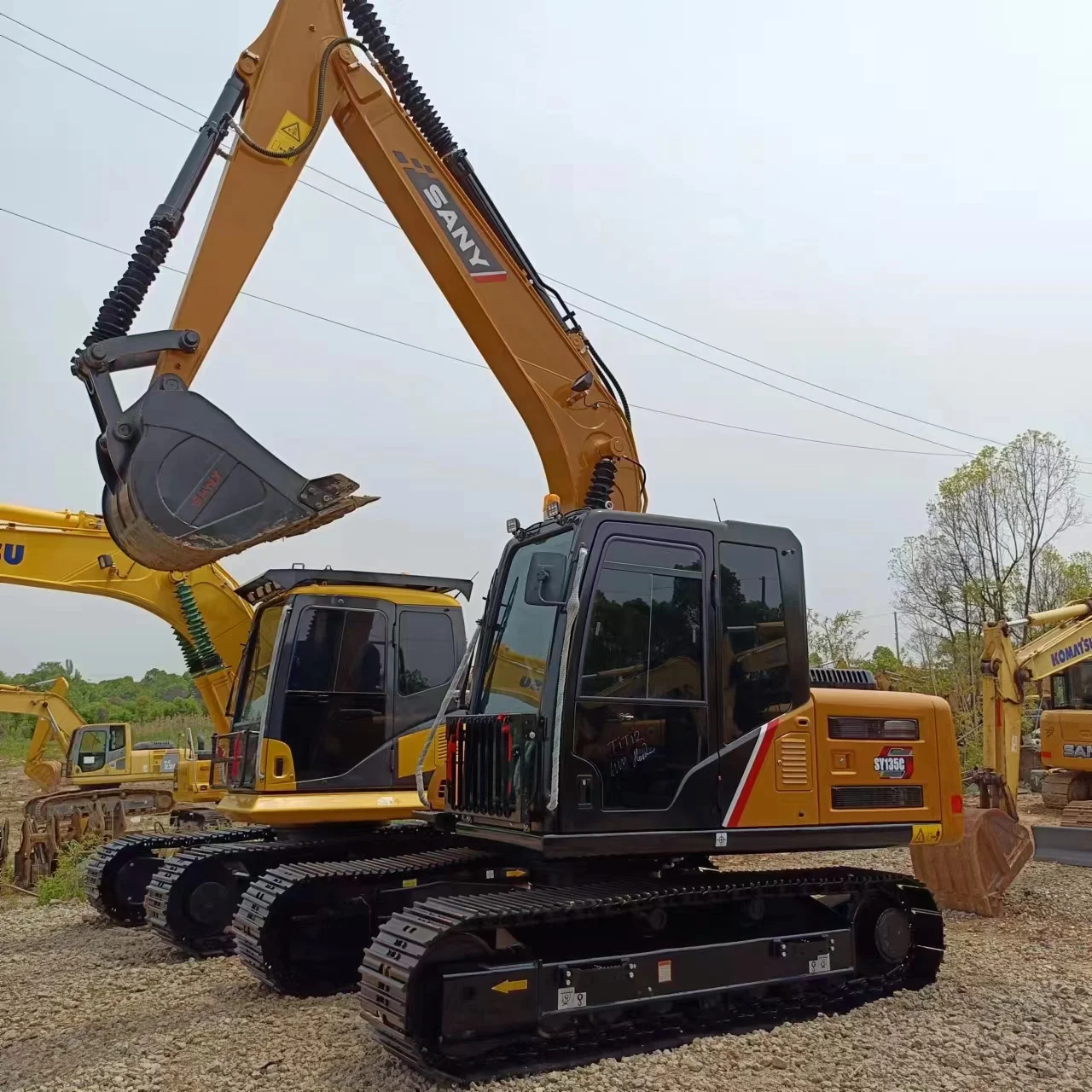 Used Medium Sany 135c pro Second Hand Crawler Excavator Sany Sy135c Sany135 SY 95 C PRO sy135c 13.5TON in China
