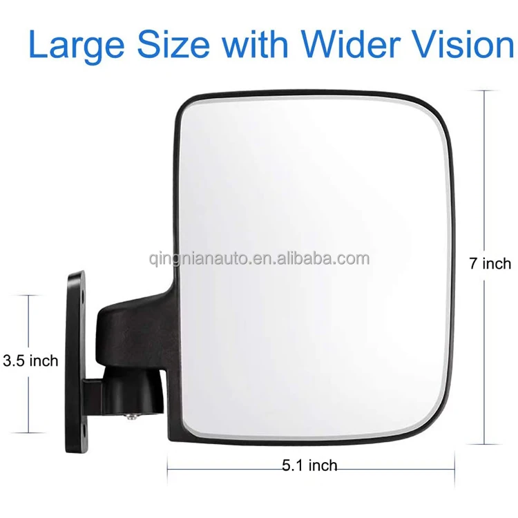 Golf Cart Side Mirrors with LED Turn Signal Light Golf Cart Rear View Mirrors for Club Car EZGO Yamaha Side Mirrors Golf Cart