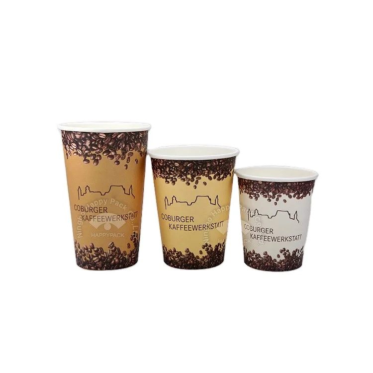disposable ripple wall Corrugated hot drink coffee paper cup 4oz/6oz/8oz/10oz/12oz/16oz/20oz/24oz/32oz