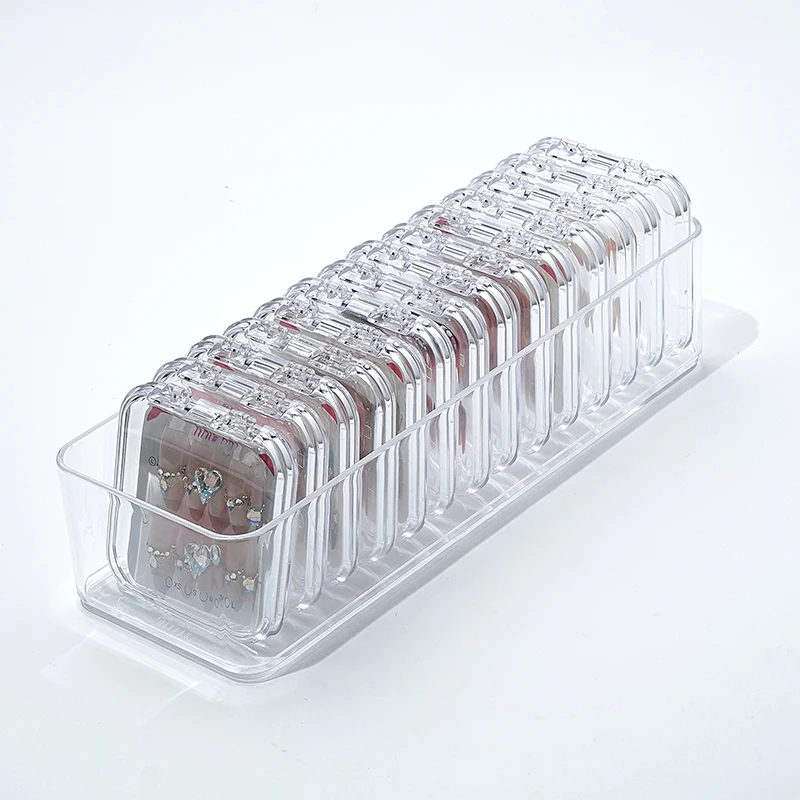 Hot Selling Storage Box Sets Press On Nail Packaging Box Reusable Acrylic Multi-purpose Drawer