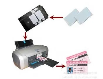Direct Printing Inkjet PVC 0.8*85.5*54mm Membership VIP Blank PVC Card for Epson L805ng