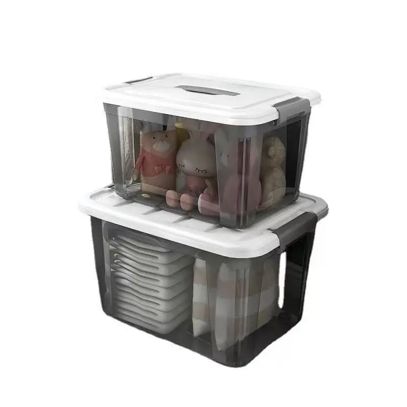 plastic food storage container transparent household cstorage box