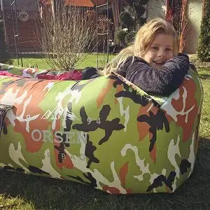 Factory Direct Outdoor Lazy Inflatable Lounger Air Sofa Beach Sun Lounger Water Floating Bed Camping Sleeping Pod