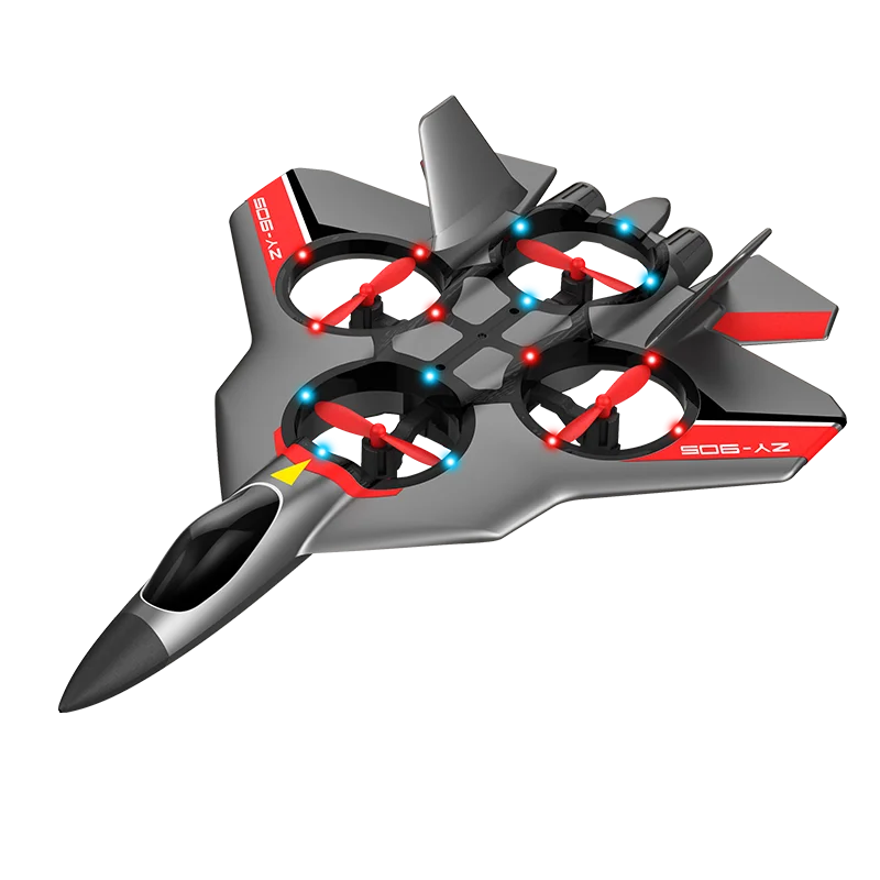 Newest Design Anti-Collision Four Axis Aircraft Remote Control Glider RC Airplane With Led Light