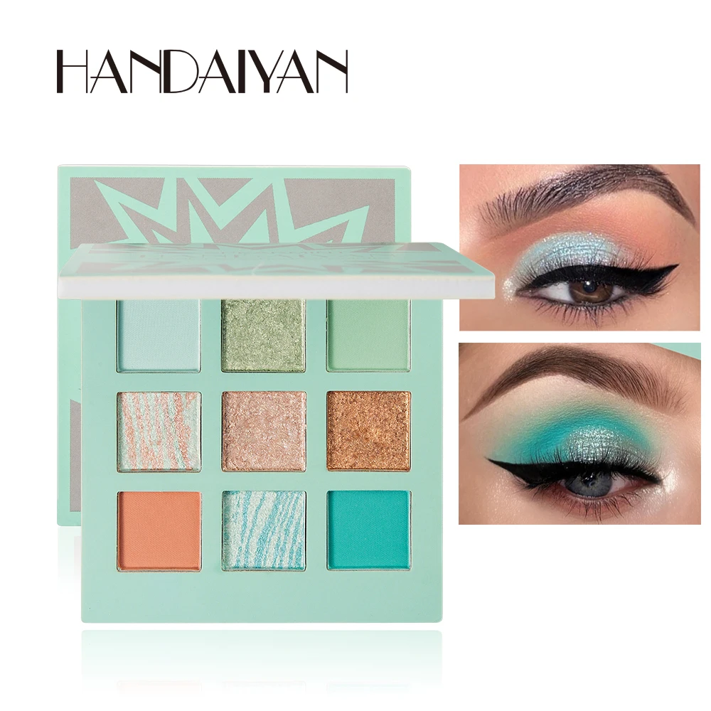 Handaiyan 9 Color Pearly Lustre Matte Eyeshadow Jiugongge Makeup Makeup Plate Mashed Potato Eye Shadow Makeup