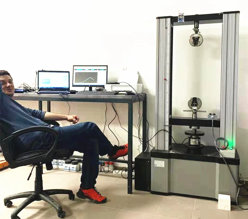 WDW20E 10kn 20kn 30kn geotextile tensile testing machine For Sale