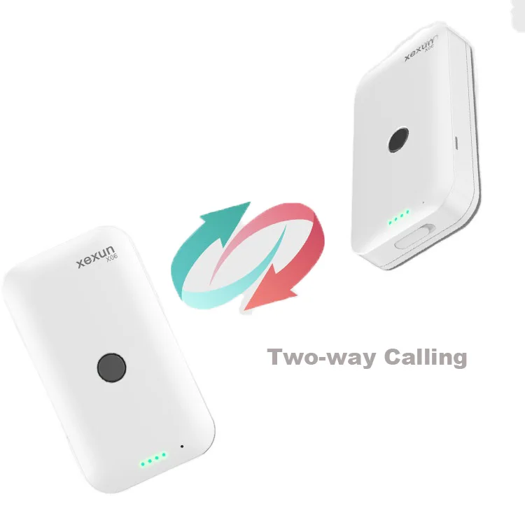 Xexun GPS Tracker  GPS Tracking Device SOS Two-way Communication Call Button for Elderly Kids Athlete