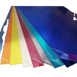 Free Sample Perspex Gold Mirror Acrylic Panel Colorful Glass Plastic Pmma Mirrored Acrylic Sheet