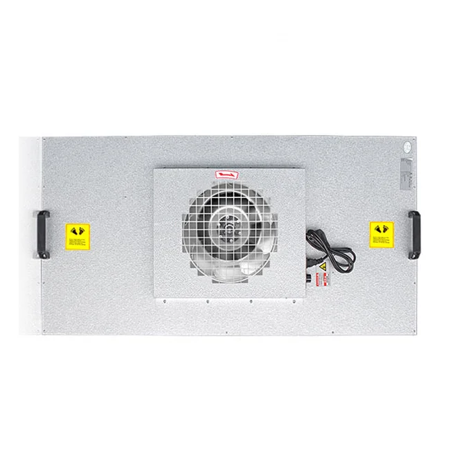 Stainless Stain Air Hepa Filter Low Noise High Volume FFU With H14 for Industrial Ceiling