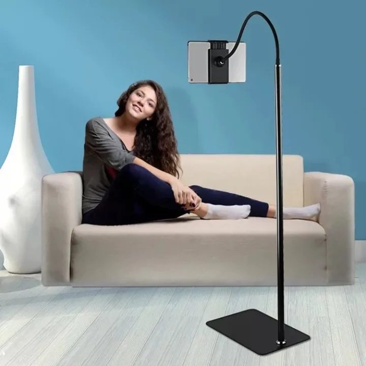 Modern Design 360 Universal Rotation Mobile Phone Holder Height Angle Adjustable Floor Tablet Stand For Photograph