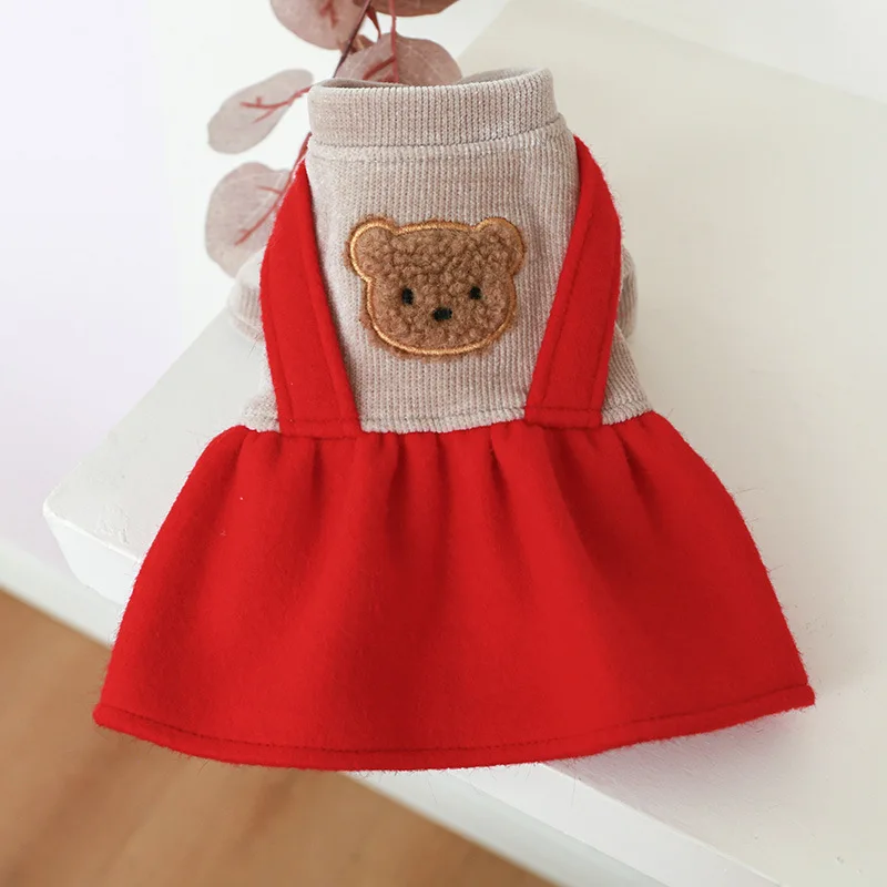 2022 Autumn/Winter New Pet Clothes Christmas New Year Warm Dog Cat Costume