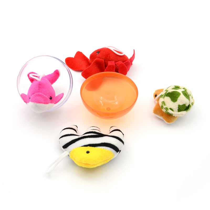 Wholesale gashapon capsule mini 6cm animal stuffed plush toys for capsule-gashapon-vending-machine