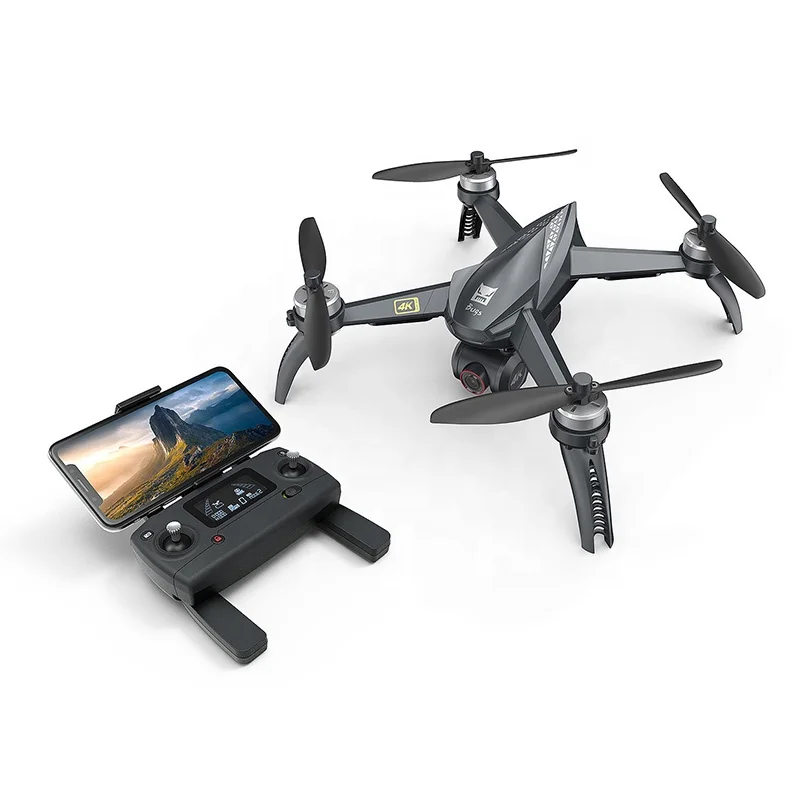 Обновленная версия MJX Bugs 5 4-осевой вертолет B5W 4K бесшумный GPS Дрон с FPV 4K 5G WIFI камерой