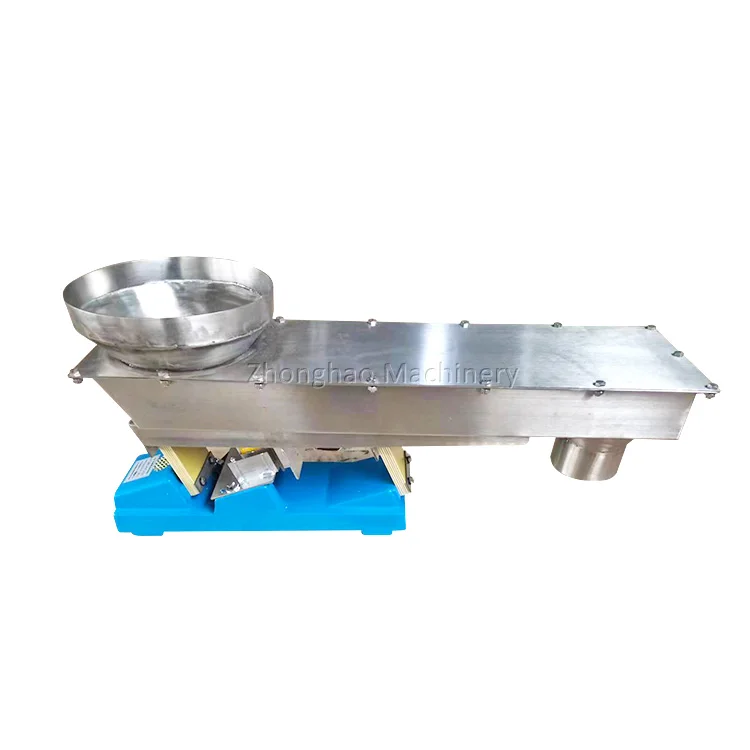 GZV4 GZV5 Stainless Steel Tray Small Electric Magnetic Coal Vibrating Hopper Feeder For Silo