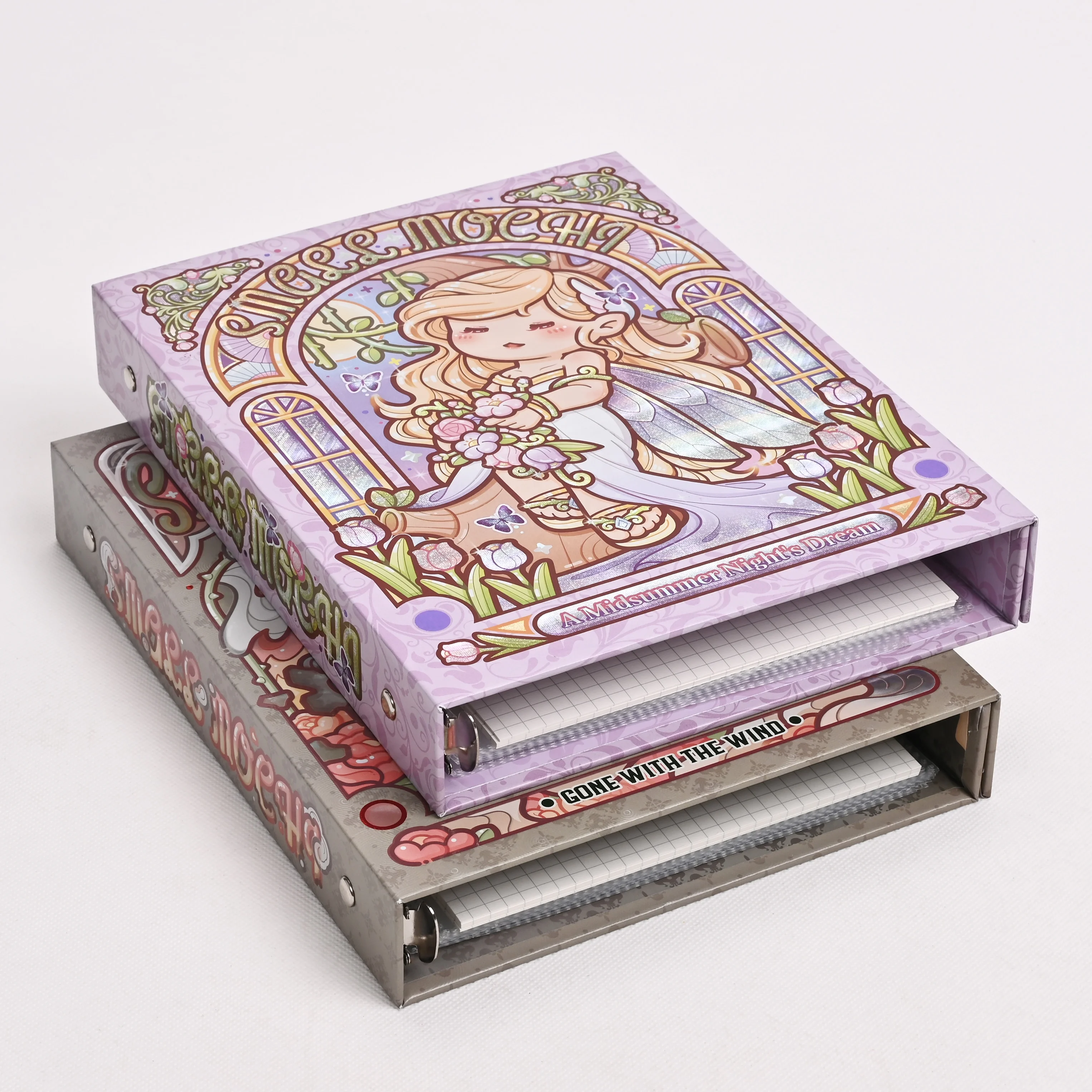 Binder factory manufacturers Custom printed binders a5  Planner box binder notebooks school supplies girls gifts