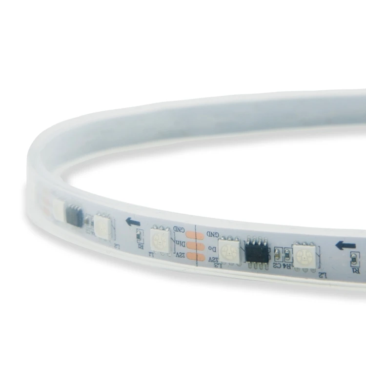 Водонепроницаемые коннекторы Ip67 программируемые белые цветные полосы Rbg Covee светодиодная полоса полноцветная