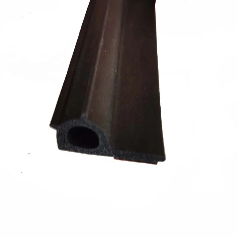 2022P type car shockproof strip EPDM rubber sealing strip pickup truck rear door anti-collision sealing strip