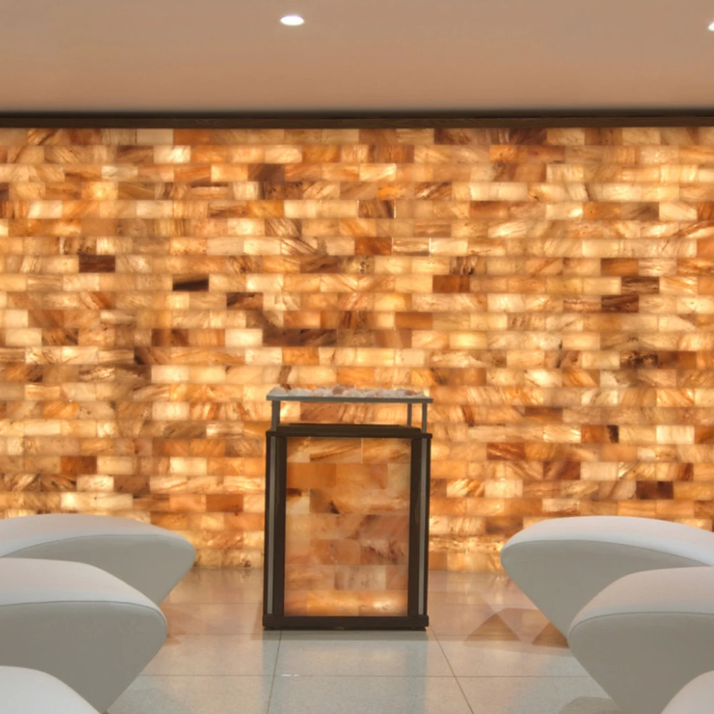 Himalayan Salt Tiles Himalayan Salt Bricks Naqshbandi Enterprises Pakistan OEM ODM customization