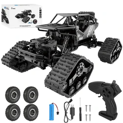 Wholesale 2.4Ghz Strong Climbing Off Road Alloys RC Crawler Rechargeable Remote Control Toys Tracked Car