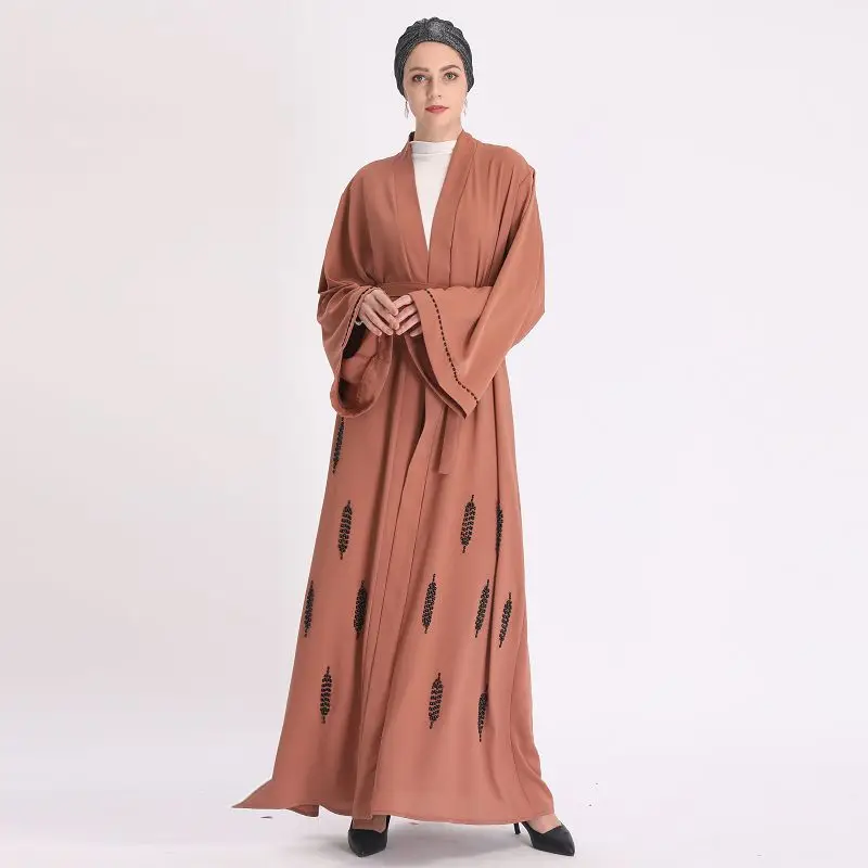 New fashion Turkey Style Istanbul Islamic Newest Muslim Embroidery Abaya Long Dresses