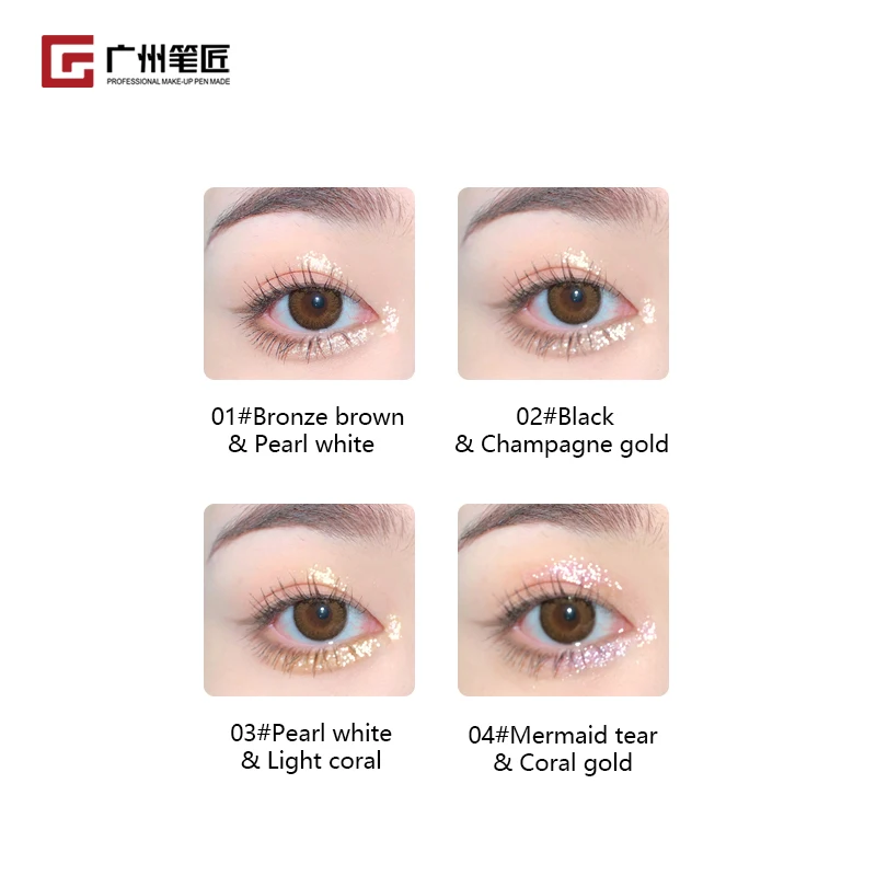 cosmetic custom logo  packaging Automatic Eyebrow Pencil Waterproof double take Eyebrow Pencil for Eye Makeup liquid eyeliner