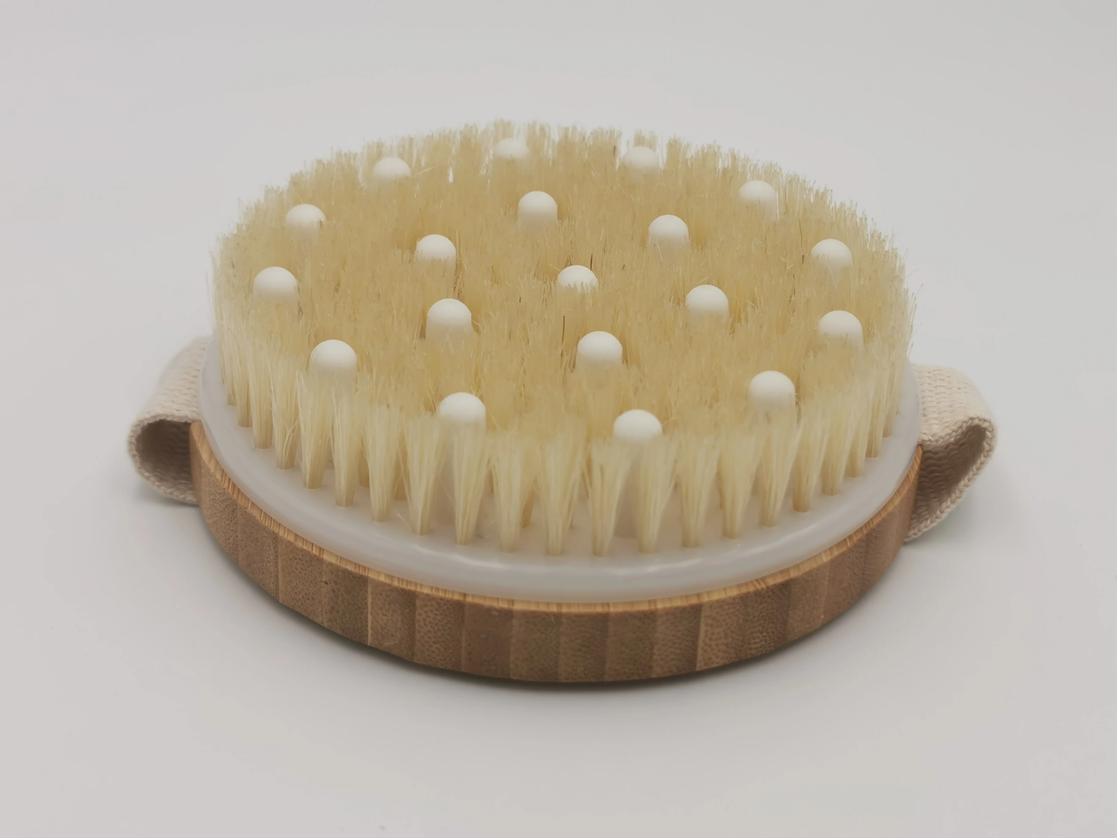 
Best natural bristle strong decontamination bamboo bath brush bamboo brush bath 